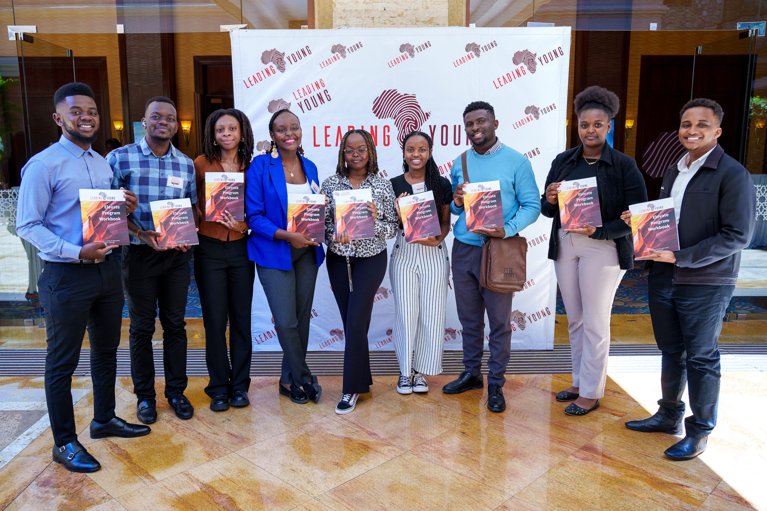 A picture of Leading Young's 2025 Elevate Program participant at the year's orientation.